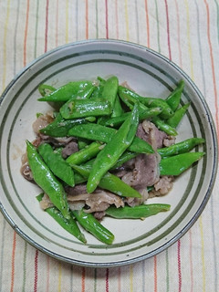 いんげん豆と牛肉のダシダ炒め-レシピのメイン写真