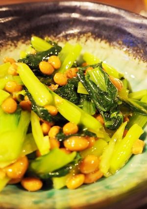 青菜の納豆和え-レシピのメイン写真