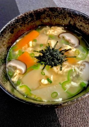 ＊野菜たっぷり具だくさん！たまごスープ＊-レシピのメイン写真
