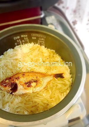 鯛めし ゴボウで香りよく-レシピのメイン写真