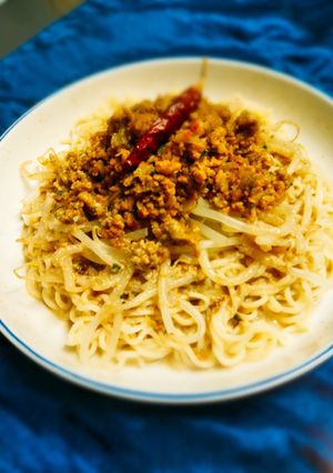 ゴーヤ入り肉味噌で✤冷やし担担麺風-レシピのメイン写真