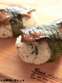 簡単★イワシの蒲焼きおにぎり-レシピのメイン写真