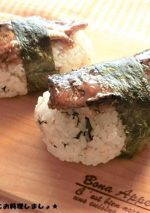 簡単★イワシの蒲焼きおにぎり-レシピのメイン写真