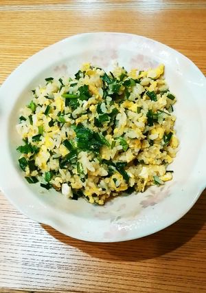 ニラ玉炒飯-レシピのメイン写真