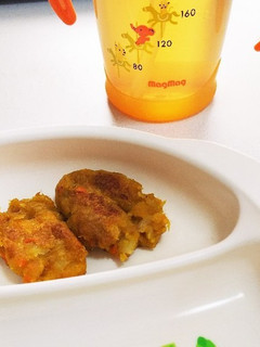 【離乳食メモ】かぼちゃとツナのおやき-レシピのメイン写真
