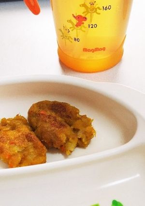 【離乳食メモ】かぼちゃとツナのおやき-レシピのメイン写真
