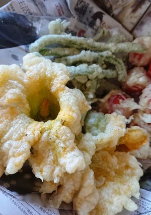 かぼちゃの花の天ぷら-レシピのメイン写真