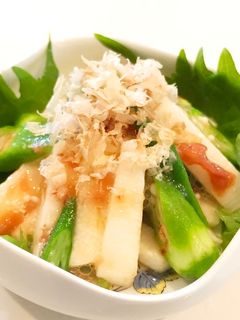 オクラと山芋の涼やか梅肉和え-レシピのメイン写真