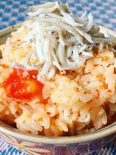 丸ごとトマトとしらすの和風炊き込みご飯-レシピのメイン写真