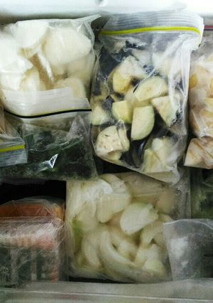 野菜の冷凍-レシピのメイン写真