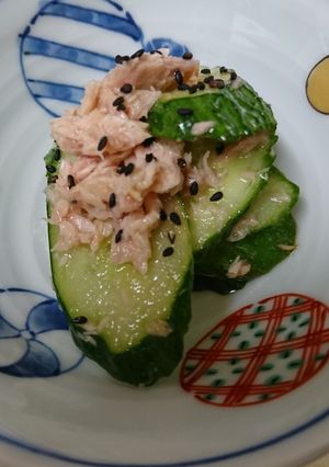 きゅうりとツナの簡単サラダ-レシピのメイン写真