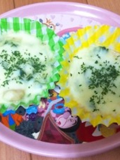 レンジで簡単☆柔らかむね肉のミニグラタン-レシピのメイン写真