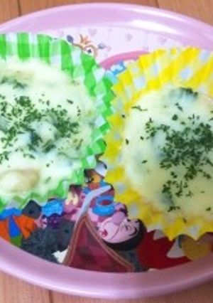 レンジで簡単☆柔らかむね肉のミニグラタン-レシピのメイン写真