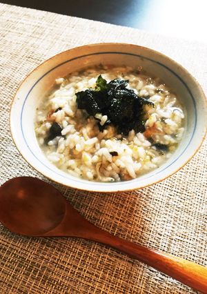 梅しらす雑炊-レシピのメイン写真