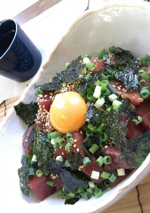 築地仲卸が作る　お手軽マグロユッケ-レシピのメイン写真