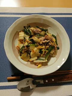 白菜と豚肉のオイスターニラ炒め☆-レシピのメイン写真