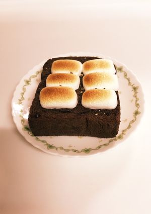 ❁マシュマロと黒胡椒のトースト❁-レシピのメイン写真