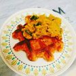 煮物リメイク☆かぼちゃ乗せワッフル