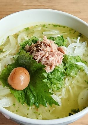 冷え冷えシャーベットキュウリの塩ラーメン-レシピのメイン写真