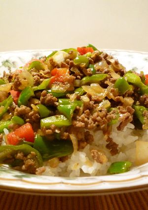 ピーマンたっぷりドライカレー-レシピのメイン写真