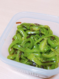ピーマン大量消費!塩昆布ピーマン-レシピのメイン写真