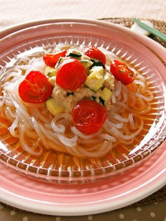 夏野菜のツナマヨマロニー-レシピのメイン写真