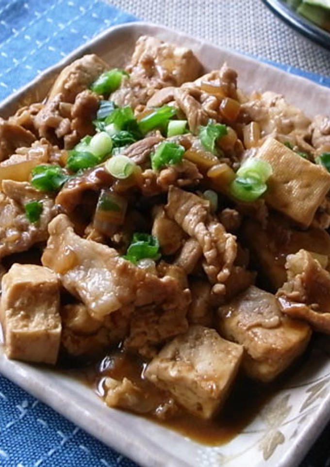 簡単！豚コマの和風麻婆豆腐-レシピのメイン写真