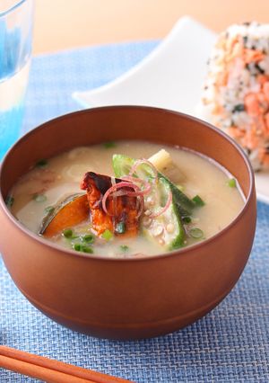 夏本番！味噌玉で作る冷やし味噌汁♪-レシピのメイン写真