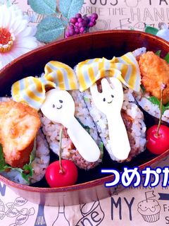 プルコギ、唐揚げおにぎらず-レシピのメイン写真