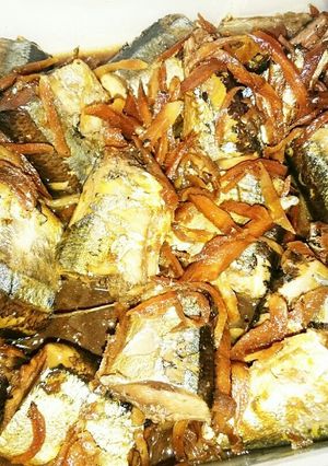 骨まで食べれるサンマの肝醤油煮-レシピのメイン写真