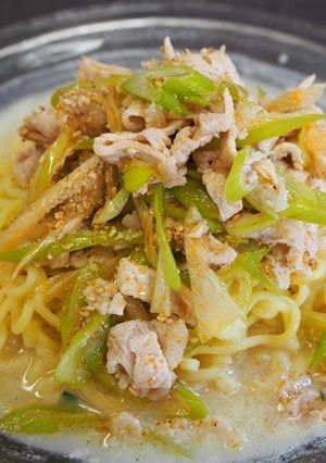 ピリ辛塩とんこつ冷やしラーメン-レシピのメイン写真