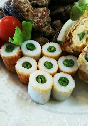 お弁当 いんげん豆と竹輪-レシピのメイン写真