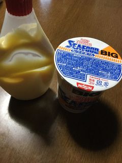 日清シーフードヌードルマヨネーズ-レシピのメイン写真