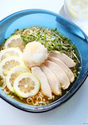 爽やか☆蜂蜜ミゾレモンの冷やしラーメン！-レシピのメイン写真