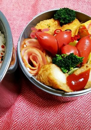 ハートのウインナー-レシピのメイン写真