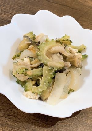 ゴーヤと豆腐の味噌チャンプルー-レシピのメイン写真