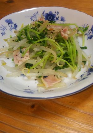 簡単！もやしと豆苗の炒め物★-レシピのメイン写真