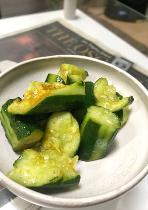 材料3つ！カレー粉でやみつききゅうり♬-レシピのメイン写真