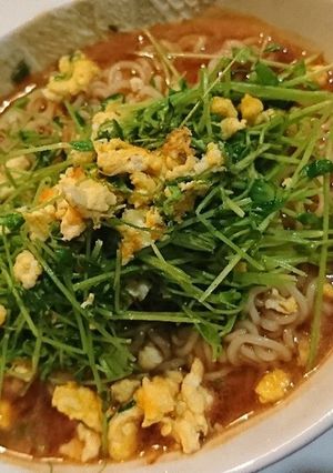 冷やし豆苗みそラーメン-レシピのメイン写真