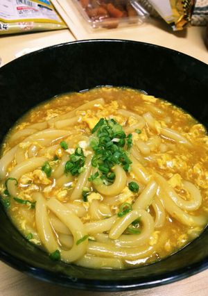 とろーり♪カレーうどん玉子とじ風-レシピのメイン写真