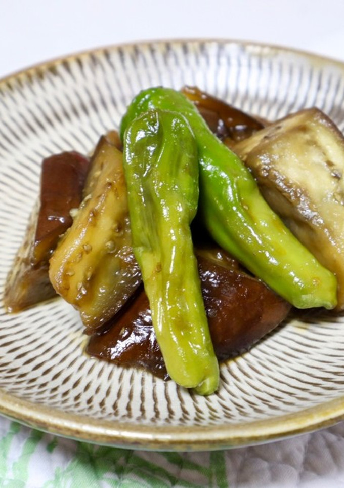 茄子とししとうの生姜焼き-レシピのメイン写真