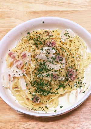簡単ワンパン牛乳パスタ-レシピのメイン写真