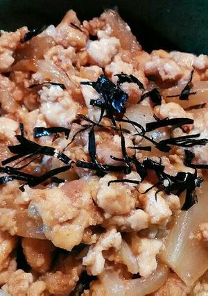 節水レシピ！水なしで肉豆腐丼♪-レシピのメイン写真