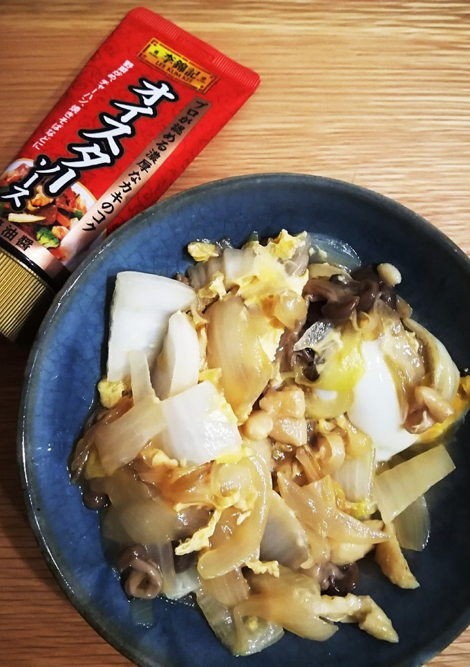 李錦記オイスターソースで簡単コク旨卵とじ-レシピのメイン写真