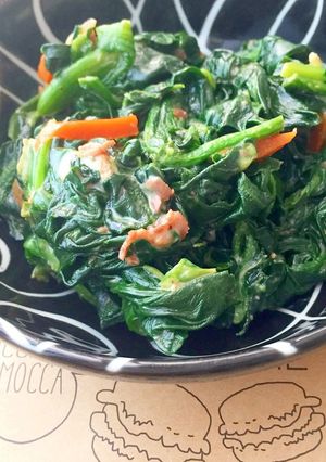 冷食野菜で簡単おかず！ほうれん草チーズ-レシピのメイン写真