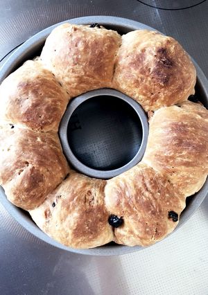 ナッツとレーズンたっぷりちぎりパン-レシピのメイン写真