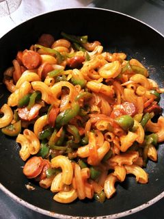 マカロニケチャップ炒め(*^^*)-レシピのメイン写真