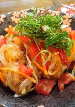 メイボのレモンごま南蛮×SHiBORO-レシピのメイン写真