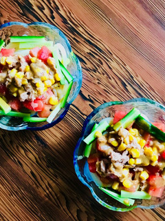 さっぱり!ごまだれサラダうどん-レシピのメイン写真