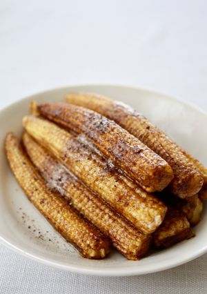 簡単美味しい【ヤングコーンのバターソテー-レシピのメイン写真